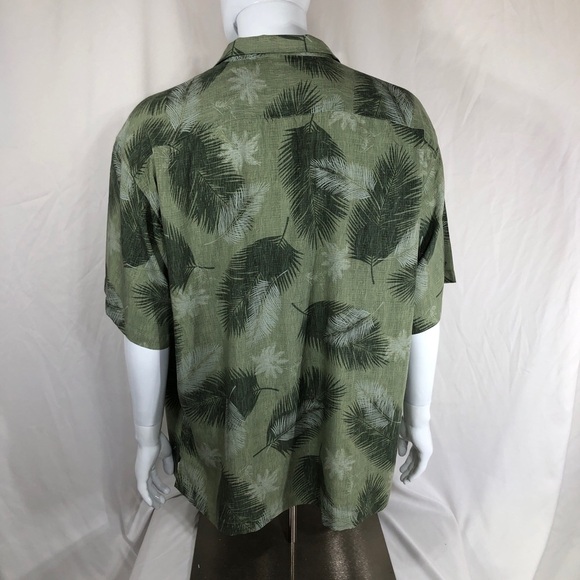 Breakwater Men’s Palm Leaf Hawaiian Vacation Shirt - Picture 3 of 6